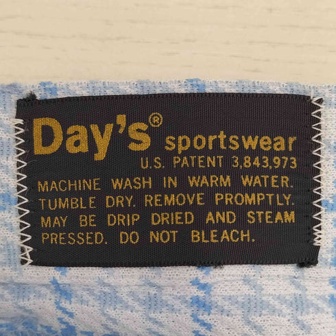 Days Sportswear 70-80s ロケットTALON チェック柄 フレアパンツ メンズ