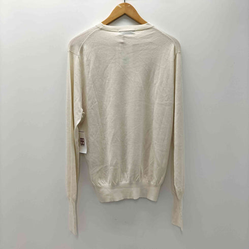 ナノライブラリー Nano library シルクカシミヤクルーネックニット メンズ JPN:L