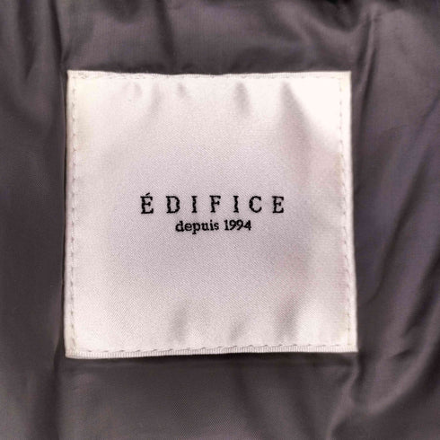 エディフィス EDIFICE フーデッド ダウンジャケット メンズ JPN:L