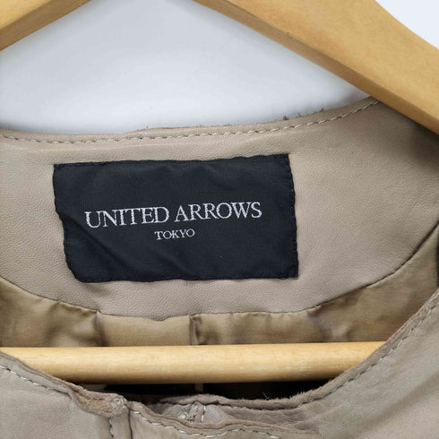 ユナイテッドアローズ UNITED ARROWS ラムレザージャケット レディース JPN:36