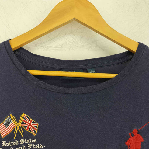 ポロバイラルフローレン Polo by RALPH LAUREN ビックポニー ナンバリング クルーネックTシャツ メンズ import:XL