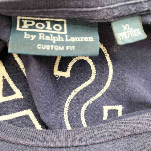 ポロバイラルフローレン Polo by RALPH LAUREN ビックポニー ナンバリング クルーネックTシャツ メンズ import:XL