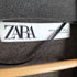 ザラ ZARA ポリレーヨンブレンド ウール ベルテッド チェスターコート レディース import:XS
