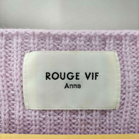 ルージュヴィフ Rouge vif イバルあぜ ニットプルオーバー レディース