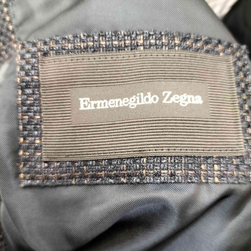 エルメネジルドゼニア Ermenegildo Zegna シルクコットン テーラードジャケット メンズ 7-46-C