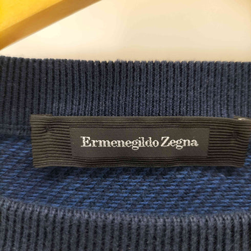 エルメネジルドゼニア Ermenegildo Zegna シルク混クルーネックニット メンズ 48