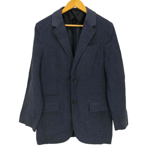 エルメネジルドゼニア Ermenegildo Zegna リネンテーラードジャケット メンズ 7-46 R