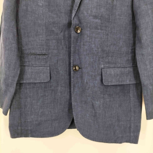 エルメネジルドゼニア Ermenegildo Zegna リネンテーラードジャケット メンズ 7-46 R