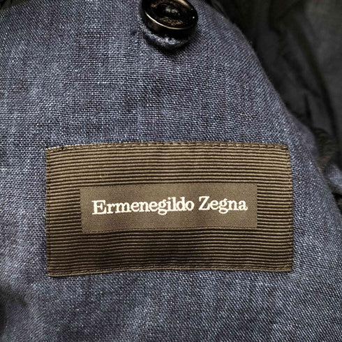 エルメネジルドゼニア Ermenegildo Zegna リネンテーラードジャケット メンズ 7-46 R