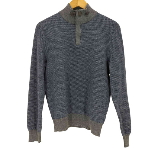エルメネジルドゼニア Ermenegildo Zegna ウール カシミヤ ハイネックボタンニット メンズ 46