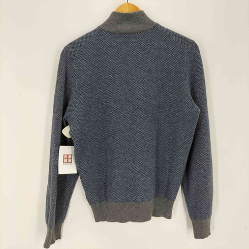 エルメネジルドゼニア Ermenegildo Zegna ウール カシミヤ ハイネックボタンニット メンズ 46