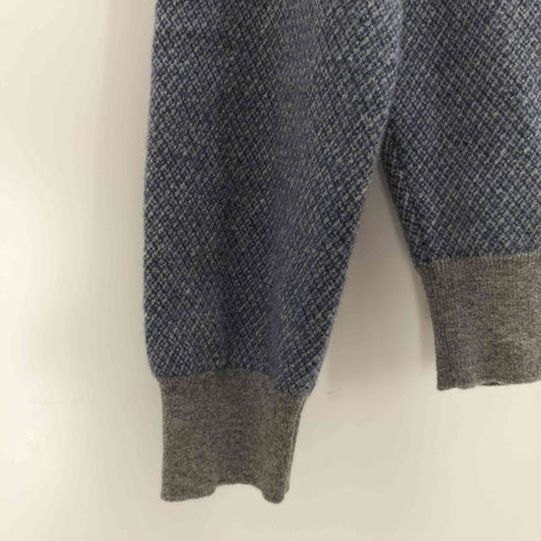 エルメネジルドゼニア Ermenegildo Zegna ウール カシミヤ ハイネックボタンニット メンズ 46