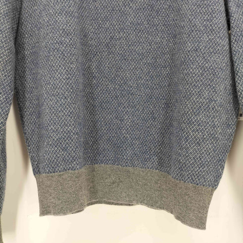 エルメネジルドゼニア Ermenegildo Zegna ウール カシミヤ ハイネックボタンニット メンズ 46