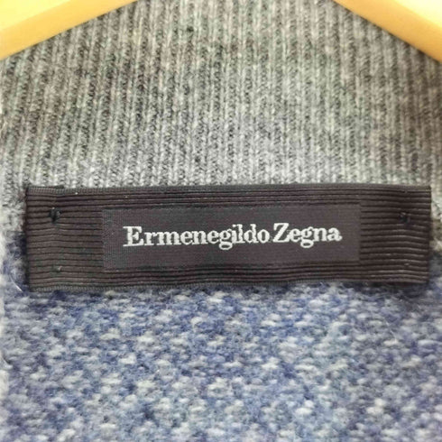 エルメネジルドゼニア Ermenegildo Zegna ウール カシミヤ ハイネックボタンニット メンズ 46