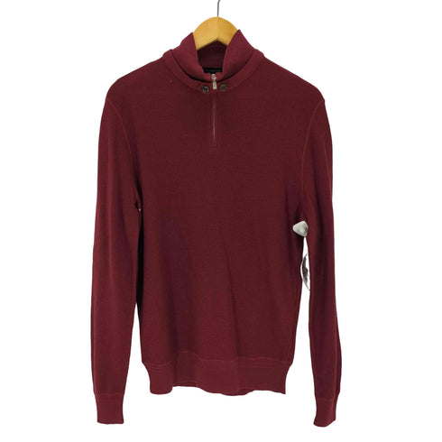 エルメネジルドゼニア Ermenegildo Zegna ウールハイネックハーフジップニット メンズ 48