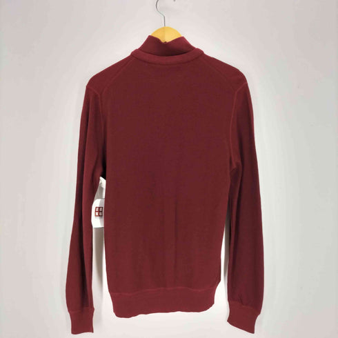 エルメネジルドゼニア Ermenegildo Zegna ウールハイネックハーフジップニット メンズ 48