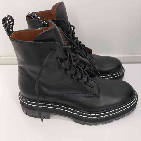 プロエンザスクーラー PROENZA SCHOULER Lug Sole Combat Boots ラグソール サイドジップ コンバット ブーツ メンズ EUR:40