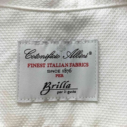 ブリッラペルイルグースト BRILLA per il gusto ショートスリーブオープンカラーシャツ メンズ L