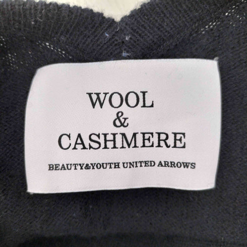 ビューティーアンドユースユナイテッドアローズ BEAUTY & YOUTH UNITED ARROWS ウォッシャブルウールカシミヤ天竺Vネックニット レディース
