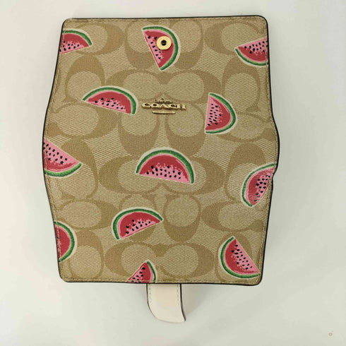 コーチ COACH スイカ柄 コンパクトウォレット レディース