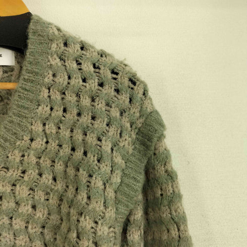 クラネ CLANE MIX COLLER VNECK KNIT レディース JPN:1