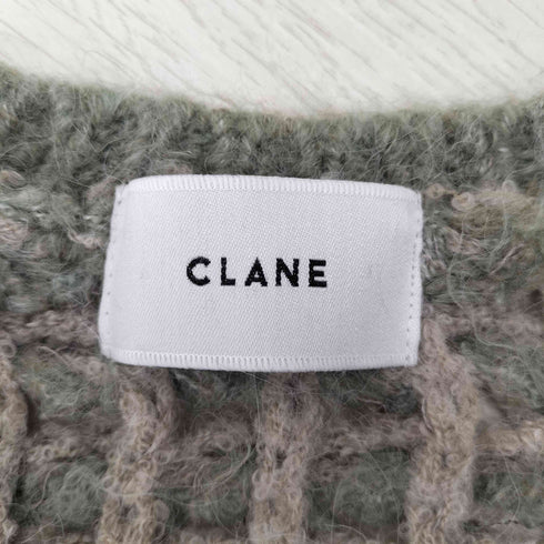 クラネ CLANE MIX COLLER VNECK KNIT レディース JPN:1