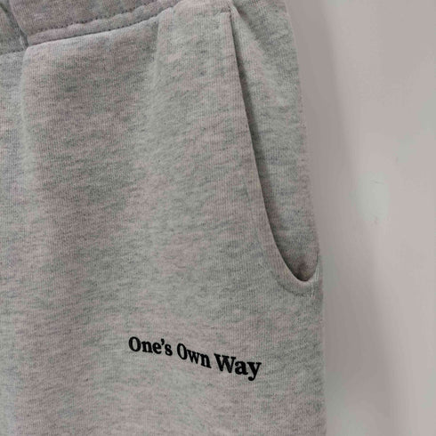 One's Own Way プリントスウェットパンツ メンズ