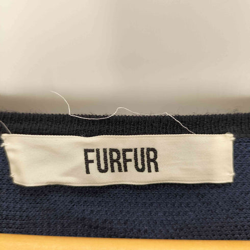 ファーファー furfur ショルダービジュージップカーディガン レディース FREE