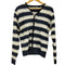 ISLAND KNIT WORKS ボーダーニットカーディガン メンズ 0