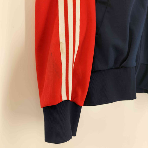 アディダス adidas 70-80s トレフォイルロゴ刺繍トラックジャケット トリコロール メンズ