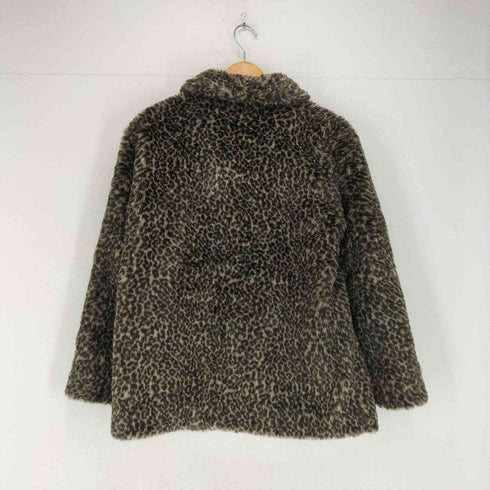 アニエスベー agnes b. フェイクファー レオパードジャケット レディース t2