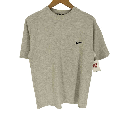ナイキ NIKE 90S スウォッシュ ロゴ刺繍 S/S シャツ メンズ import:M