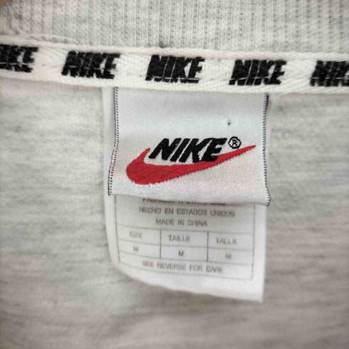 ナイキ NIKE 90S スウォッシュ ロゴ刺繍 S/S シャツ メンズ import:M