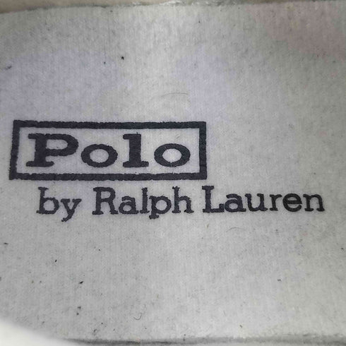 ポロバイラルフローレン Polo by RALPH LAUREN スモールポニー刺繍 レザーローカットスニーカー メンズ US:8