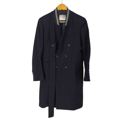 ウジョー Ujoh ノーカラー ロングジャケット レディース JPN:2