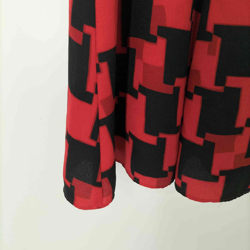 ヴィヴィアンタム VIVIENNE TAM 千鳥格子 ドレープワンピース レディース JPN:0