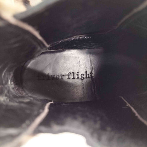 TRIVER FLIGHT ハラコレオパード プラットフォームブーツ レディース