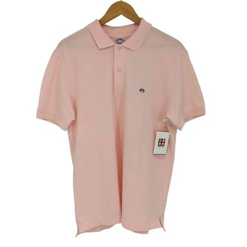 ブルックスブラザーズ BROOKS BROTHERS SLIM FIT 刺繍ロゴ ポロシャツ メンズ import:L