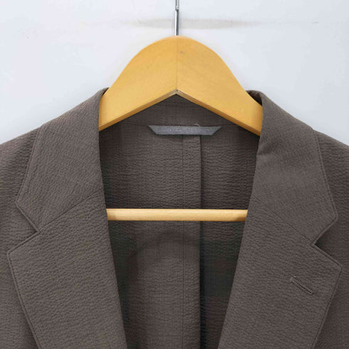 ユナイテッドアローズグリーンレーベルリラクシング UNITED ARROWS green label relaxing 2B シアサッカー テーラードジャケット メンズ JPN:L
