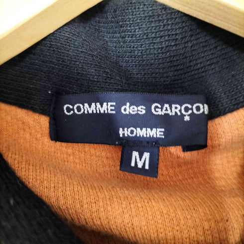 コムデギャルソンオム COMME des GARCONS HOMME 05AW カットオフ デザイン L/S コットン ポロシャツ レディース JPN:M