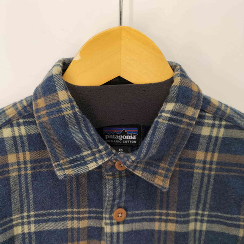 パタゴニア patagonia Long-Sleeved Organic Cotton Midweight Fjord Flannel Shirt Drifted New Navy(DRNE) メンズ import:XS