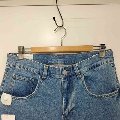 ザラ ZARA バギーフィットデニムバミューダパンツ メンズ FR:38-40
