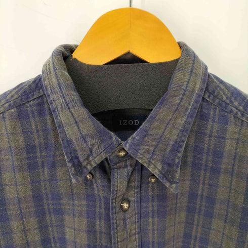 アイゾッド IZOD チェック コットンネルシャツ メンズ import:L