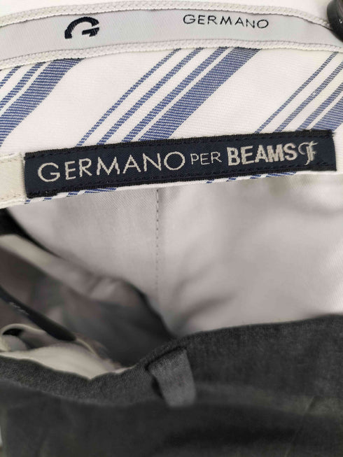 ビームスエフ BEAMS F 別注 GERMANO 1プリーツ TRAVEL ウールパンツ メンズ 48
