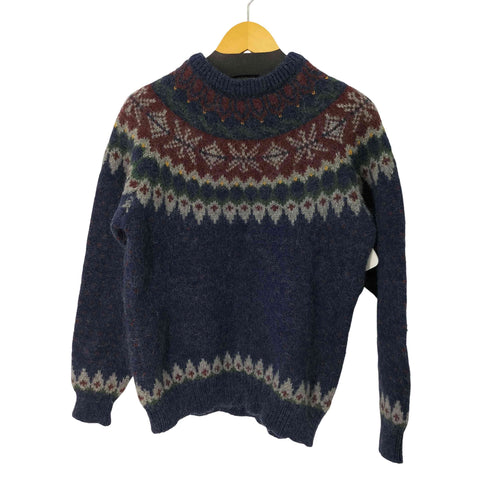 ウールリッチ WOOLRICH 香港製 求心柄 ハイネックニット メンズ