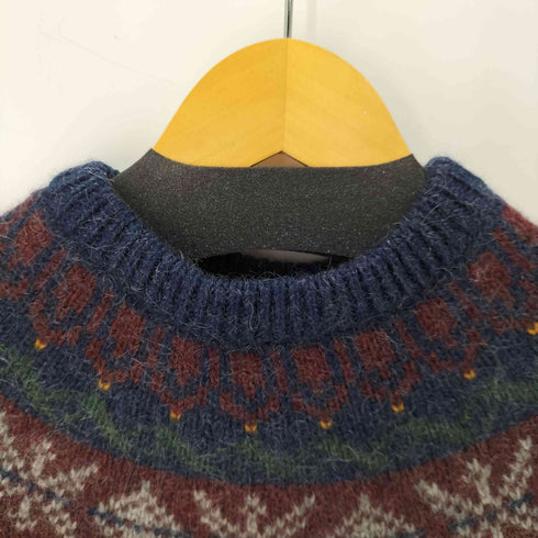 ウールリッチ WOOLRICH 香港製 求心柄 ハイネックニット メンズ