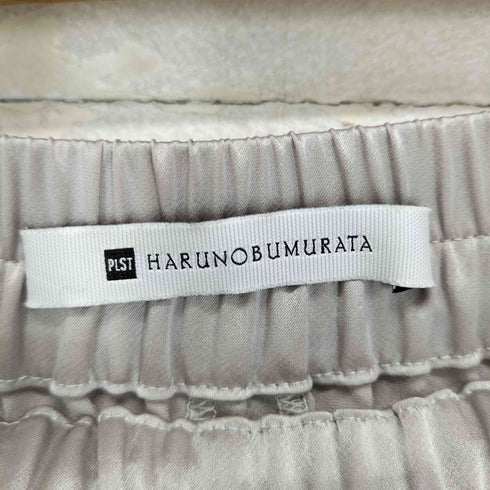 プラステ PLST ×HARU NOBUMURATA トリアセサテンフルレングスイージーパンツ レディース M