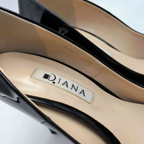 ダイアナ DIANA パテントレザー ピンヒール パンプス レディース JPN:22.5