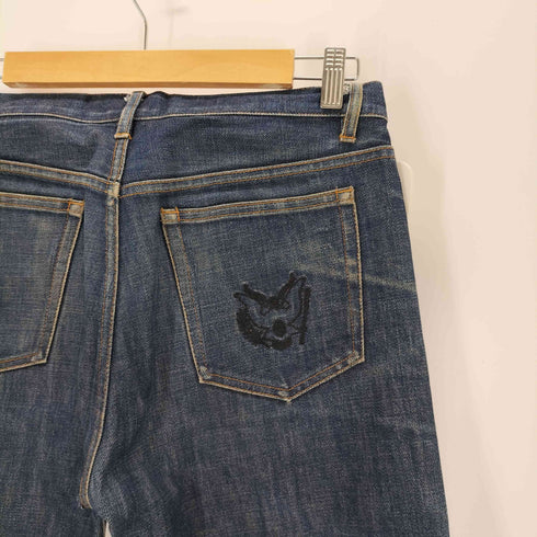 アーペーセー A.P.C. ポケット刺繍デザイン ボタンフライスキニーデニム メンズ 29