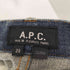アーペーセー A.P.C. ポケット刺繍デザイン ボタンフライスキニーデニム メンズ 29